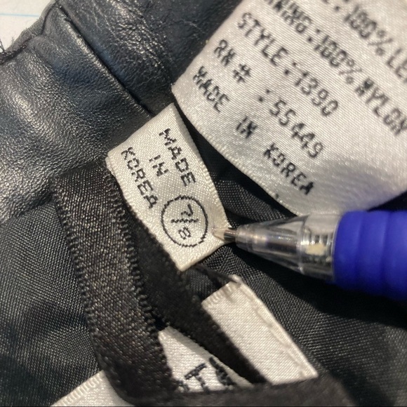 BB DAKOTA Sz 7-8 By Steve Madden Leather Pencil Lined Y2K Skirt - Picture 6 of 11